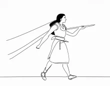 Tuvo que ser Débora quien tuvo que acompañar a las tropas hasta el campo de batalla en el monte de Tabor para fortalecer a Barac cuando éste vacilaba.