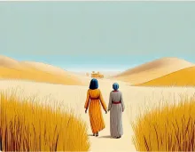 Rut permaneció al lado de su suegra diciendo: No me ruegues que te deje,  y me aparte de ti; porque tu pueblo será mi pueblo, y tu Dios mi Dios (Rut 1:16).