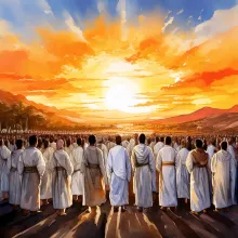 Los 144,000 que habían sido presentados con anterioridad, reinarán con Cristo en la Tierra.