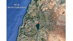 Galilea y las áreas circundantes.