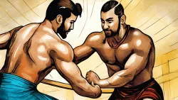 La lucha era un deporte nacional.