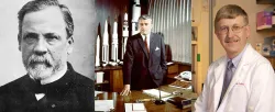 Louis Pasteur, Wernher von Braun and Francis Collins