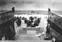 El desembarco de Normandía -el Día D- fue la invasión anfibia más grande no solo de la Segunda Guerra Mundial, sino de toda la historia.