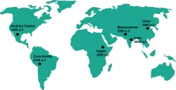 Los seis grandes centros de civilización