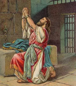 Manasés se arrepiente y le ruega a Dios por el perdón.