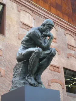 "El pensador" de Rodín