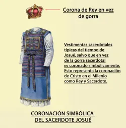 Coronación simbólica del sacerdote Josué