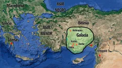 Probable zona de los gálatas