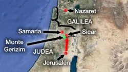 Viaje de Jesús a Samaria.