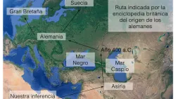 Migración asiria hacia Europa.