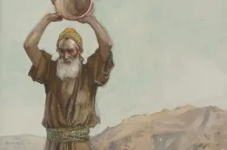 An artist rendition of the prophet Jeremiah