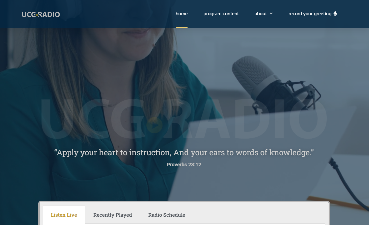 UCG Radio screenshot